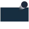 Floating PE Solar Pool Film 236.2"x118.1" Black and Blue