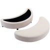360Â° Swivel Accent Barrel Chair with Storage Ottoman & 4 Pillows; Modern Linen Leisure Chair Round Accent for Living Room; Creamy White