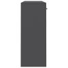 Sideboard Gray 43.3"x11.8"x29.5" Engineered Wood