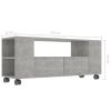 TV Cabinet Concrete Gray 47.2"x13.8"x18.9" Engineered Wood