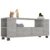 TV Cabinet Concrete Gray 47.2"x13.8"x18.9" Engineered Wood