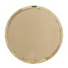 D20x1.5"Transitional Decor Style Mango Wood Wall Mirror Wall Decor with Frame of Solid Mango Wood for Bathroom,Entryway Console Lean Against Wall