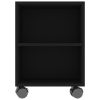 TV Cabinet Black 47.2"x13.8"x18.9" Engineered Wood