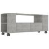 TV Cabinet Concrete Gray 47.2"x13.8"x18.9" Engineered Wood