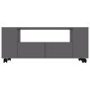 TV Cabinet Gray 47.2"x13.8"x18.9" Engineered Wood