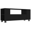TV Cabinet Black 47.2"x13.8"x18.9" Engineered Wood