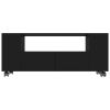 TV Cabinet Black 47.2"x13.8"x18.9" Engineered Wood