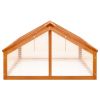 Greenhouse Brown 44.8"x31.4"x19.6" Firwood
