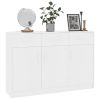 Sideboard White 43.3"x11.8"x29.5" Engineered Wood