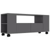 TV Cabinet Gray 47.2"x13.8"x18.9" Engineered Wood