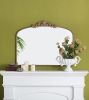 40x31" Baroque Inspired Gold Mirror for Dresser Wall Decor with Luxurious Look., over Fireplace Mantel, Bathroom