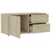 TV Cabinet Sonoma Oak 31.5"x13.4"x14.2" Engineered Wood